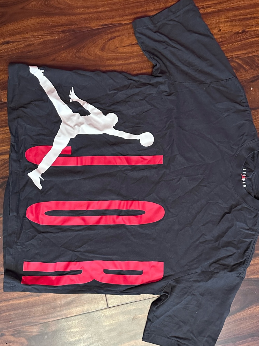 Jordan Red and Black Graphic Athletic 2pc Shorts Set